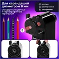 Точилка механическая BRAUBERG "JET", металлический механизм, корпус черный, 229566 229566