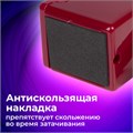 Точилка механическая BRAUBERG "JET", металлический механизм, черный/бордовый, 222517 222517