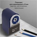 Точилка механическая BRAUBERG "ORIGINAL", для чернографитных и цветных карандашей, крепление к столу, корпус синий, 228480 228480
