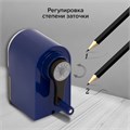 Точилка механическая BRAUBERG "ORIGINAL", для чернографитных и цветных карандашей, крепление к столу, корпус синий, 228480 228480