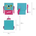 Точилка механическая ЮНЛАНДИЯ "I-Robot", корпус ассорти, 228484 228484