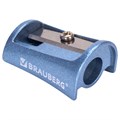 Точилка BRAUBERG "Arc", цинковая, корпус ассорти, 228455 228455