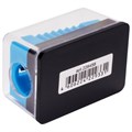 Точилка BRAUBERG "Assistant Mini", с контейнером, пластиковая, корпус ассорти, 228458 228458