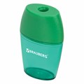 Точилка BRAUBERG "Diamond", с контейнером, овальная, в дисплее, ассорти, 222491 222491