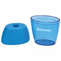 Точилка BRAUBERG "Diamond", с контейнером, овальная, в дисплее, ассорти, 222491 222491