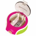 Точилка BRAUBERG "Mix Soft", пластиковая, с контейнером, корпус ассорти, 229585 229585