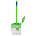 Точилка BRAUBERG KIDS "MAXI", 2 отверстия, с большим контейнером, трехгранный корпус, цвета ассорти, 271945 271945
