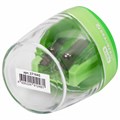 Точилка BRAUBERG KIDS "MAXI", 2 отверстия, с большим контейнером, трехгранный корпус, цвета ассорти, 271945 271945