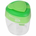 Точилка BRAUBERG KIDS "MAXI", 2 отверстия, с большим контейнером, трехгранный корпус, цвета ассорти, 271945 271945