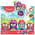 Точилка MAPED "Loopy Fancy", с контейнером и стирательной резинкой, корпус ассорти, 049131 228777