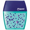 Точилка с контейнером MAPED (Франция) "Pixel Party", 2 отверстия, яркий цвет корпуса, 035023 272971