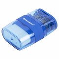 Точилка с ластиком 2 в 1 BRAUBERG "Double", 2 отверстия, яркие цвета корпуса ассорти, 271987 271987