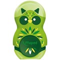 Точилка с ластиком MAPED "LOOPY Mini Cute", с контейнером, корпус ассорти, 049113 271918