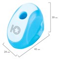 Точилка ЮНЛАНДИЯ "Космолет", с контейнером, пластиковая, корпус ассорти, 228441 228441