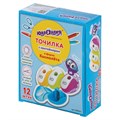 Точилка ЮНЛАНДИЯ "Космолет", с контейнером, пластиковая, корпус ассорти, 228441 228441