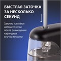 Точилка электрическая BRAUBERG "Black Jack", питание от 4 батареек АА, дополнительное сменное лезвие, 228424 228424