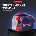 Точилка электрическая BRAUBERG "Delta", питание от 4 батареек АА, спиралевидное лезвие, 228421 228421