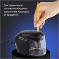 Точилка электрическая BRAUBERG "ORIGINAL", питание 220 В/4 батарейки АА, фрезерный механизм, 227565 227565