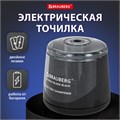 Точилка электрическая BRAUBERG DOUBLE BLADE BLACK, двойное лезвие, питание от 2 батареек АА, 271336 271336