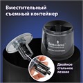 Точилка электрическая BRAUBERG DOUBLE BLADE BLACK, двойное лезвие, питание от 2 батареек АА, 271336 271336