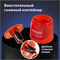 Точилка электрическая BRAUBERG DOUBLE BLADE RED, двойное лезвие, питание от 2 батареек АА, 271338 271338