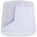 Точилка электрическая BRAUBERG DOUBLE BLADE WHITE, двойное лезвие, питание от 2 батареек, 271337 271337