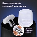 Точилка электрическая BRAUBERG DOUBLE BLADE WHITE, двойное лезвие, питание от 2 батареек, 271337 271337