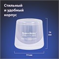Точилка электрическая BRAUBERG DOUBLE BLADE WHITE, двойное лезвие, питание от 2 батареек, 271337 271337