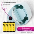 Точилка электрическая BRAUBERG DUAL (для 2 диаметров карандашей!), 4 батарейки АА, голубая, 270578 270578