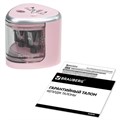 Точилка электрическая BRAUBERG DUAL (для 2 диаметров карандашей!), 4 батарейки АА, розовая, 270579 270579