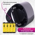 Точилка электрическая BRAUBERG DUAL (для 2 диаметров карандашей!), 4 батарейки АА, черная, 270581 270581