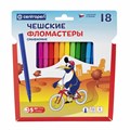 Фломастеры 18 ЦВЕТОВ CENTROPEN "Пингвины", смываемые, вентилируемый колпачок, 7790/18ET, 7 7790 1886 150057