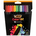 Фломастеры BIC "Intensity", 12 ЦВЕТОВ, вентилируемый колпачок, европодвес, 978004 152164
