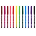 Фломастеры BRAUBERG "PREMIUM", 12 цветов, КОРПУС С ПЕЧАТЬЮ, вентилируемый колпачок, ПВХ-упаковка с европодвесом, 151942 151942