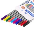 Фломастеры двусторонние BRAUBERG "PREMIUM" "DUAL-TIP", 10 шт., 10 цветов, два наконечника, картонная коробка с европодвесом, 151946 151946
