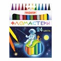 Фломастеры ПИФАГОР "Космическая одиссея", 24 цвета, вентилируемый колпачок, 152446 152446