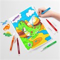 Фломастеры стираемые ЮНЛАНДИЯ "ЮНЫЙ ВОЛШЕБНИК", 7 цветов+1 стиратель, ударопрочный наконечник, вентилируемый колпачок, картон, 151651 151651