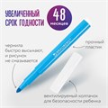 Фломастеры утолщенные 12 цветов, вентилируемый колпачок, BRAUBERG "PREMIUM", ПВХ-упаковка, 152196 152196