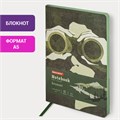 Блокнот А5 (143x210 мм), BRAUBERG VISTA "Commando", под кожу, гибкий, 80 л., 112081 112081