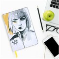 Блокнот А5 (143x210 мм), BRAUBERG VISTA "Fashion Style", под кожу, гибкий, 80 л., 112067 112067