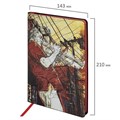 Блокнот А5 (143x210 мм), BRAUBERG VISTA "Jazz", под кожу, гибкий, 80 л., 112089 112089