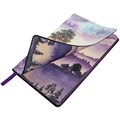 Блокнот А5 (143x210 мм), BRAUBERG VISTA "Violet", под кожу, гибкий, 80 л., 112074 112074