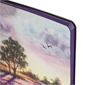 Блокнот А5 (143x210 мм), BRAUBERG VISTA "Violet", под кожу, гибкий, 80 л., 112074 112074