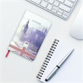 Блокнот МАЛЫЙ ФОРМАТ (100х150 мм) А6, BRAUBERG VISTA "London", под кожу, твердый, 80 л., 112092 112092