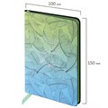 Блокнот МАЛЫЙ ФОРМАТ (100х150 мм) А6, BRAUBERG VISTA "Monstera", под кожу, гибкий, тиснение фольга, 80 л., 112093 112093