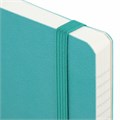 Блокнот МАЛЫЙ ФОРМАТ (91х140 мм) А6, BRAUBERG ULTRA, под кожу, 80 г/м2, 96 л., клетка, бирюзовый, 113027 113027