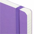 Блокнот МАЛЫЙ ФОРМАТ (91х140 мм) А6, BRAUBERG ULTRA, под кожу, 80 г/м2, 96 л., клетка, сиреневый, 113026 113026