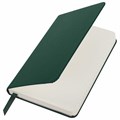 Блокнот МАЛЫЙ ФОРМАТ (93х140 мм) А6, BRAUBERG ULTRA, балакрон, 80 г/м2, 96 л., клетка, темно-зеленый, 113055 113055
