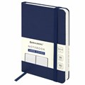 Блокнот МАЛЫЙ ФОРМАТ (93х140 мм) А6, BRAUBERG ULTRA, балакрон, 80 г/м2, 96 л., клетка, темно-синий, 113053 113053