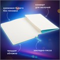 Блокнот-скетчбук А5 (130х210 мм), BRAUBERG ULTRA, балакрон, 80 г/м2, 96 л., без линовки, бирюзовый, 113050 113050